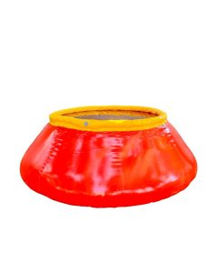Offener Faltbehälter 10,000l-DSP-AR 100 PVC Selbstaufrichtend, mit Schwimmwulst; Materialgewicht 1200 g/m²; Medium: Löschwasser, Brauchwasser.
