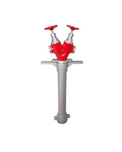 Standrohr 2x 2"-DN80 AL m. Absp.