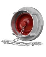 Blindkupplung Storz B AL Deckel rot