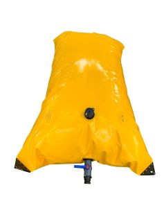 Kissentank mit Anschluss 10,000l-4” PVC Geschlossen, mit Be- und Entlüftung; Verstärkte Ösen an den Ecken zur Sicherung; Materialgewicht 1300 g/m²; Medium: Löschwasser, Brauchwasser.