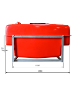 Pick-up Löscheinheit 600 GFK PFPN 16-300 Seilzug